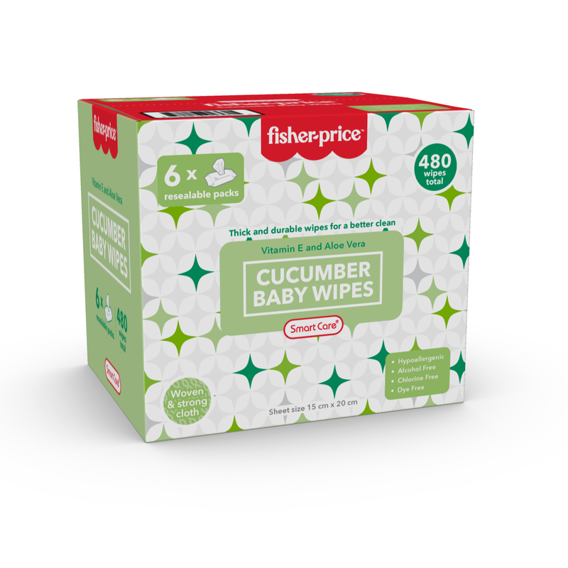 Fisher-Price Baby Cucumber Wipes -  (480, 800 Counts)