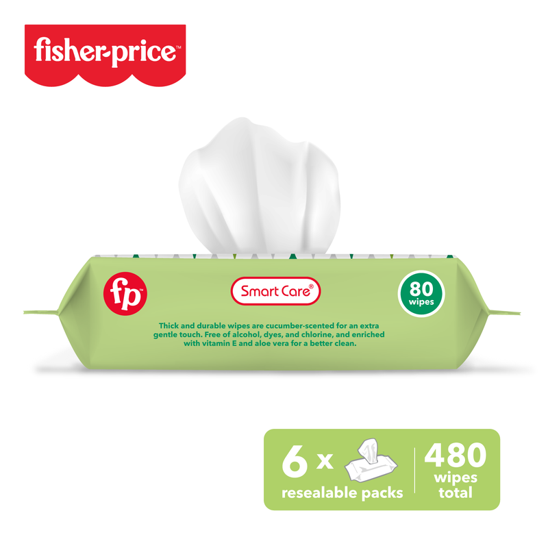 Fisher-Price Baby Cucumber Wipes -  (480, 800 Counts)