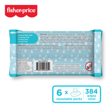 Fisher-Price Premium Baby Wipes - 6 Pack (384, 512 Counts)