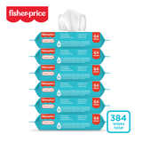 Fisher-Price Premium Baby Wipes - 6 Pack (384, 512 Counts)