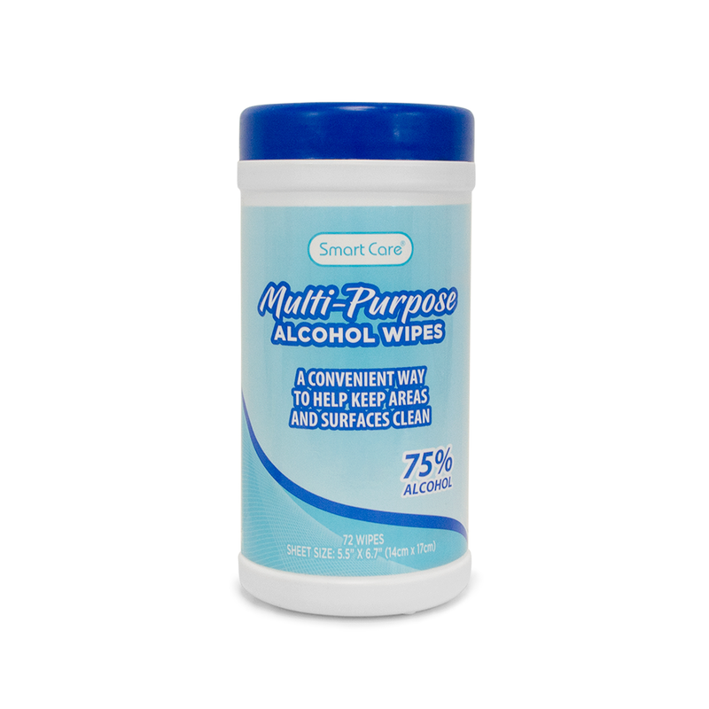 Multi-Purpose Alcohol Wipes (72ct)