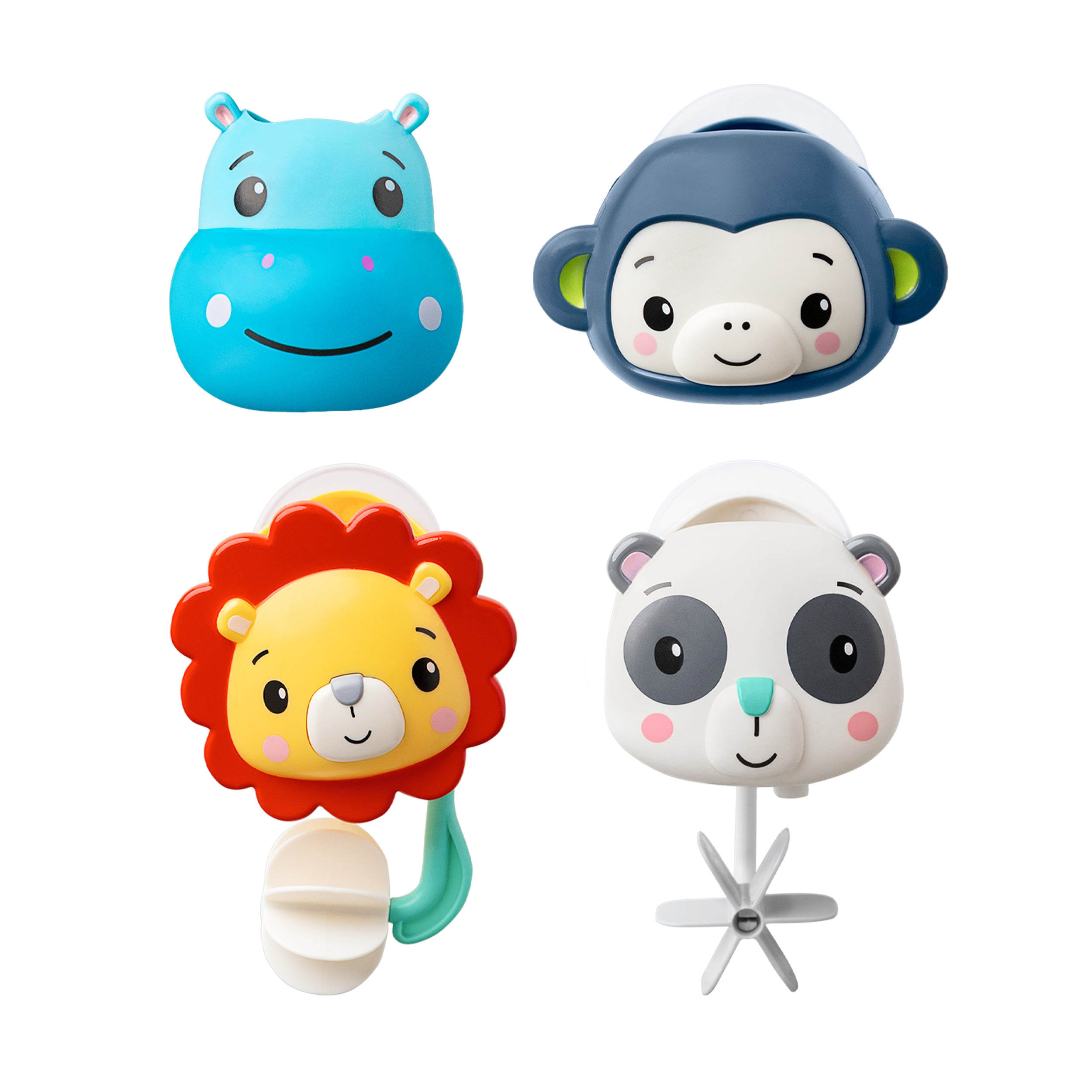 Fisher-Price 4-Piece Animal Waterfall Bath Set