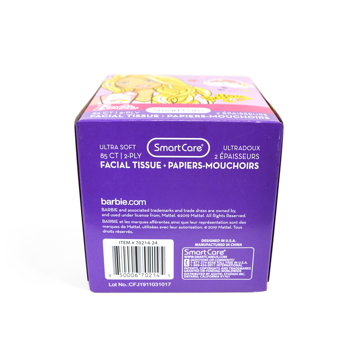 Barbie Tissue Box - 85 Count 2 Ply