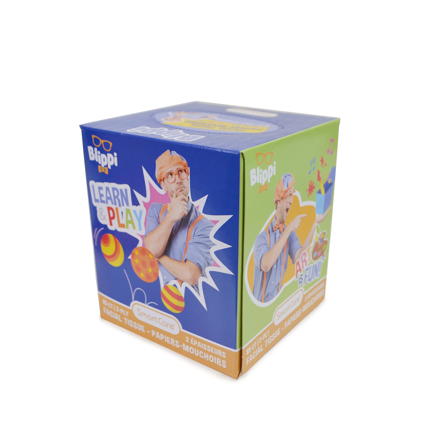 Blippi Tissue Box - 85 Count 2 Ply