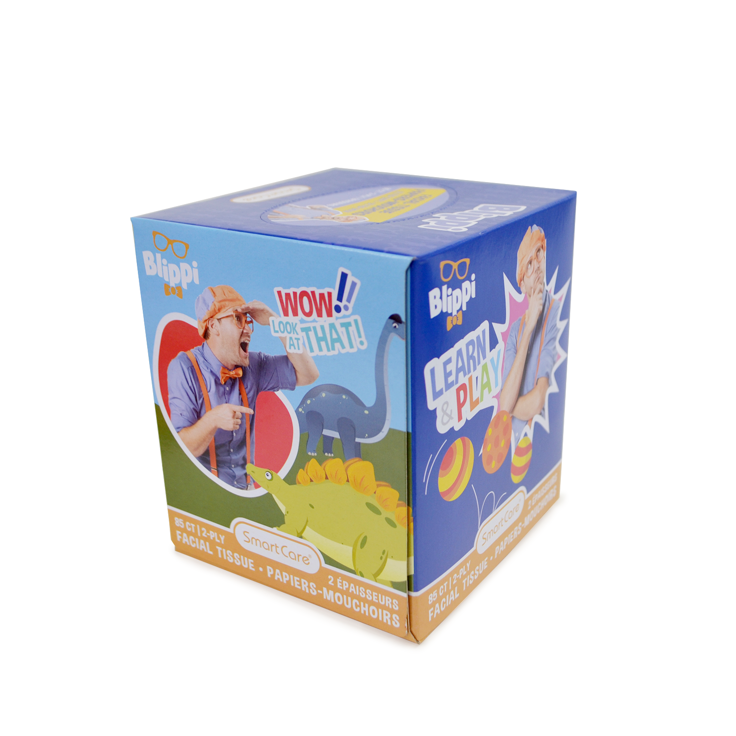 Blippi Tissue Box - 85 Count 2 Ply