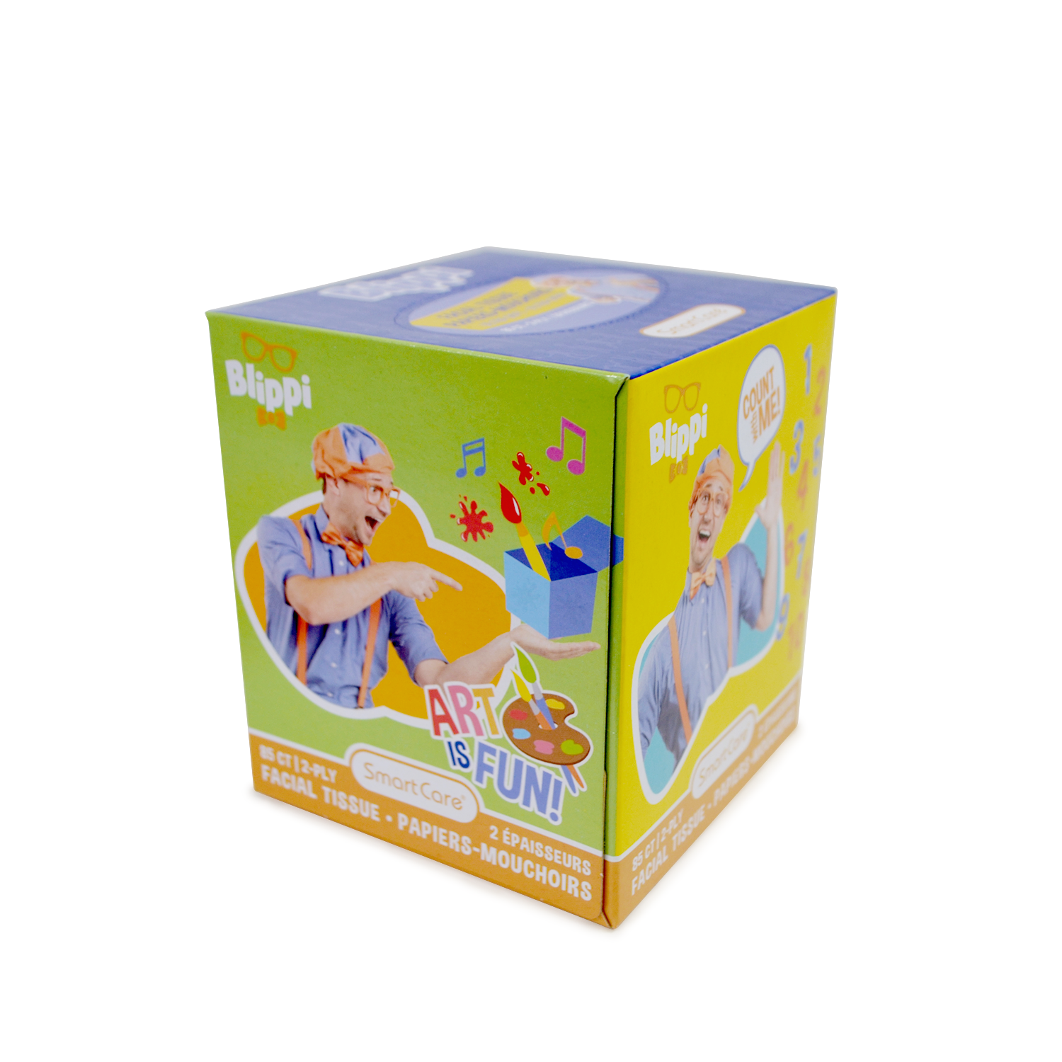 Blippi Tissue Box - 85 Count 2 Ply