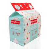 Fisher-Price Baby Wipes 80 Count - 3 Pack