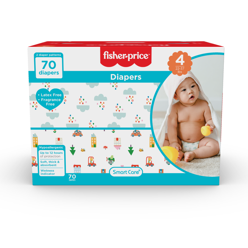 Fisher-Price Diapers - Size 4 (Count 70, 192)