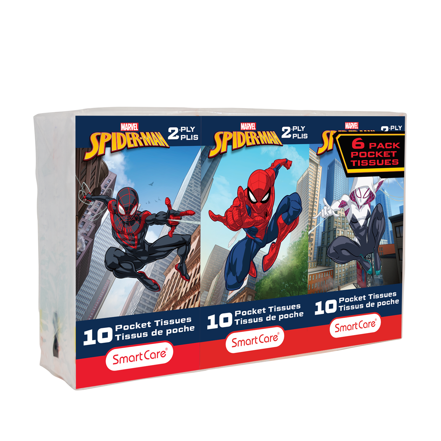 MARVEL™ Spider-Man Pocket Tissue (6 Pack)