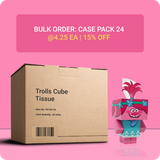 Trolls Cube Tissue Box - Case Pack 24 - Smart Care