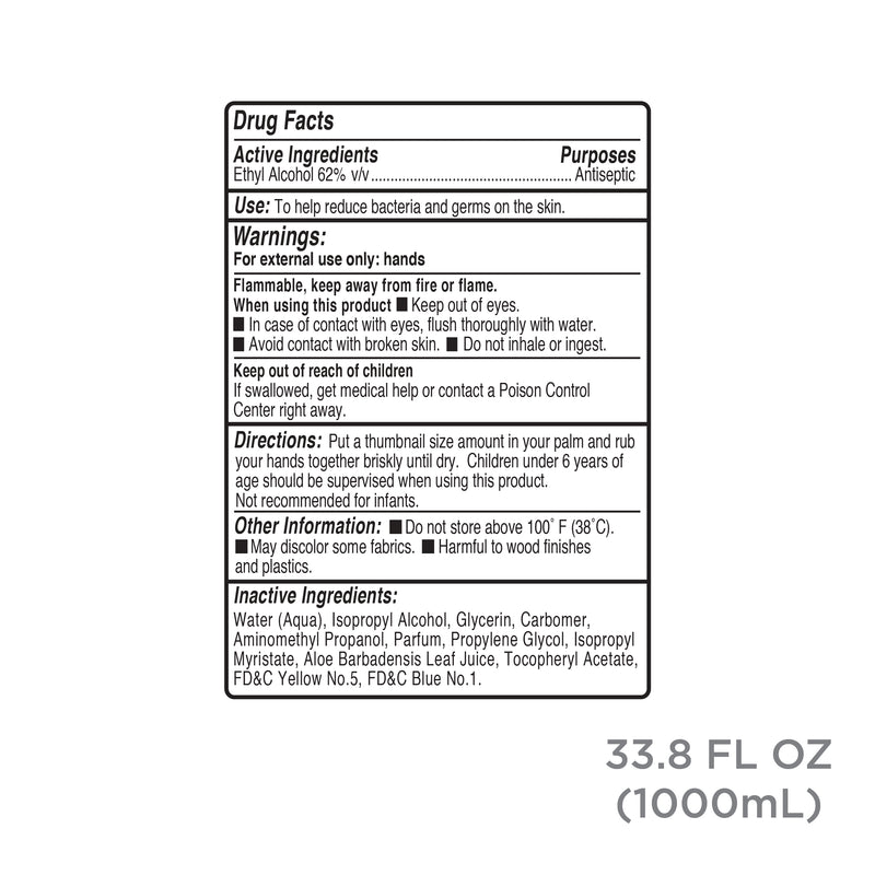 Hand Sanitizer | 33.8 fl oz - 62% Alcohol