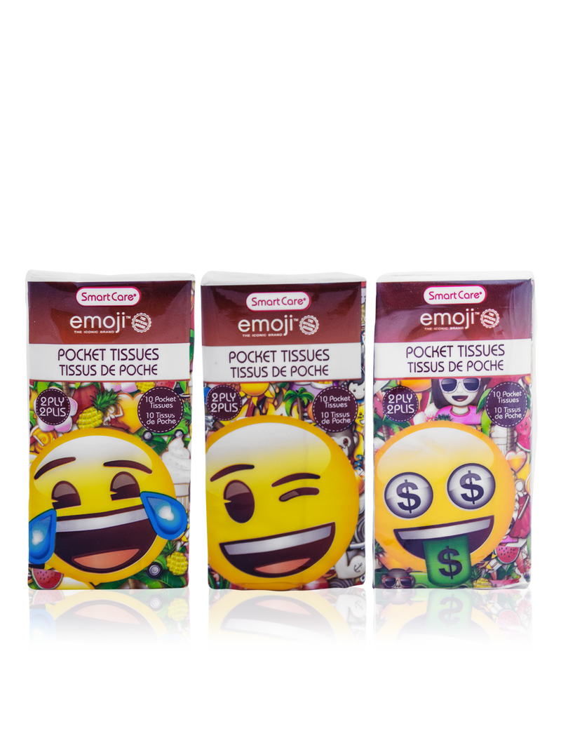 Smart Care Emoji Pocket Facial Tissues 6 Pack - Smart Care