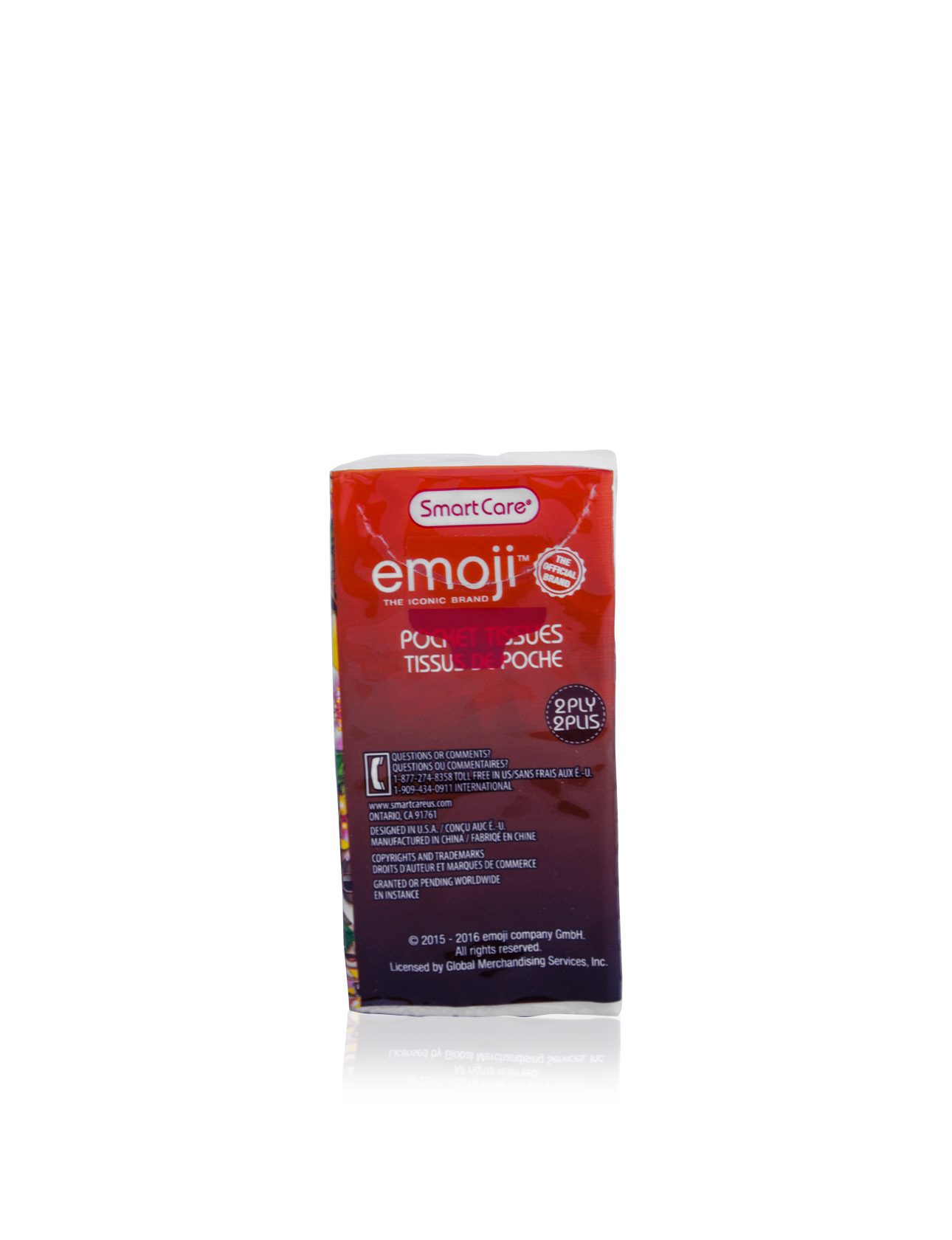 Smart Care Emoji Pocket Facial Tissues 6 Pack - Smart Care