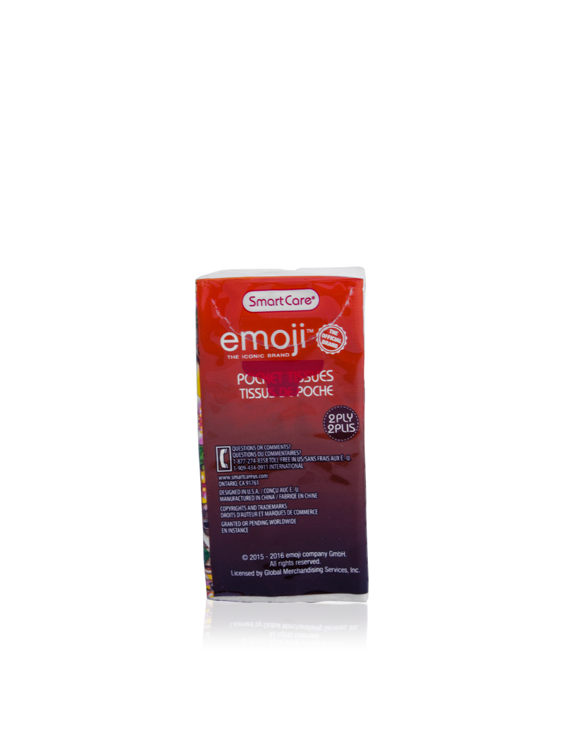 Smart Care Emoji Pocket Facial Tissues 6 Pack - Smart Care