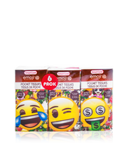 Smart Care Emoji Pocket Facial Tissues 6 Pack - Smart Care