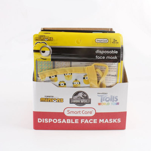 Disposable Kids Face Masks Display - 36ct