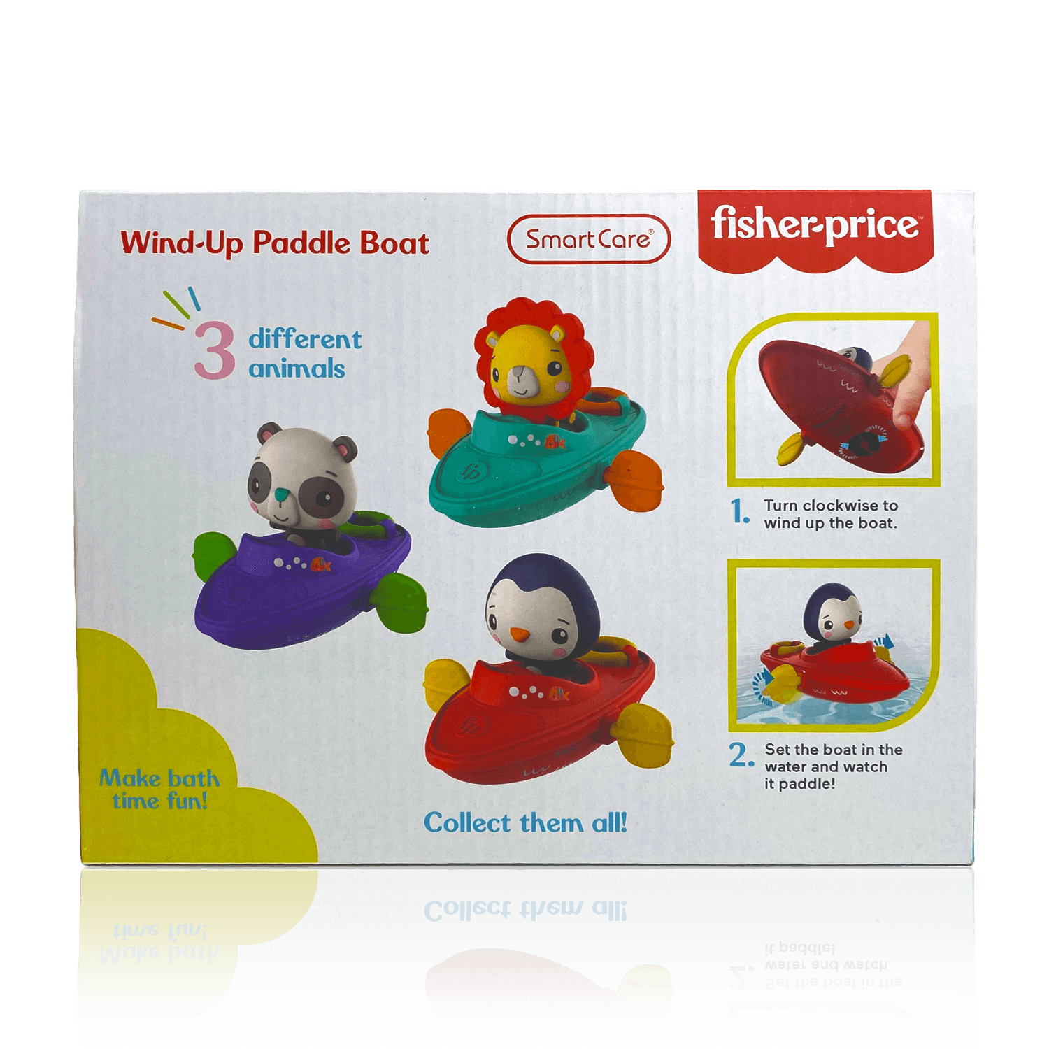 Fisher-Price Bath Wind-Up Paddle Boat Toy