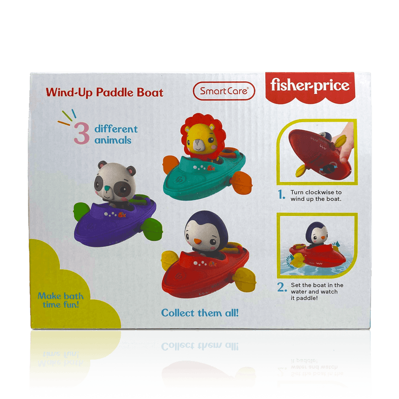 Fisher-Price Bath Wind-Up Paddle Boat Toy