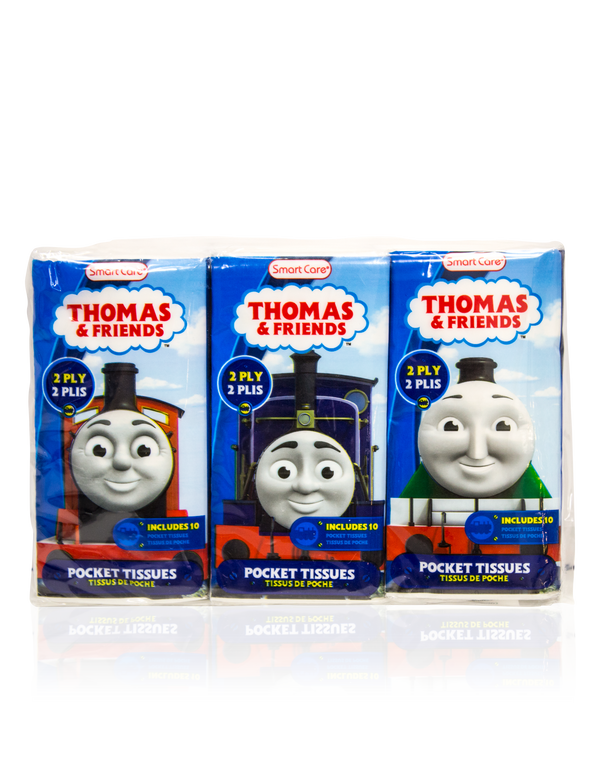 Smart Care Thomas & Friends Pocket Facial Tissues 6 Pack - Smart Care